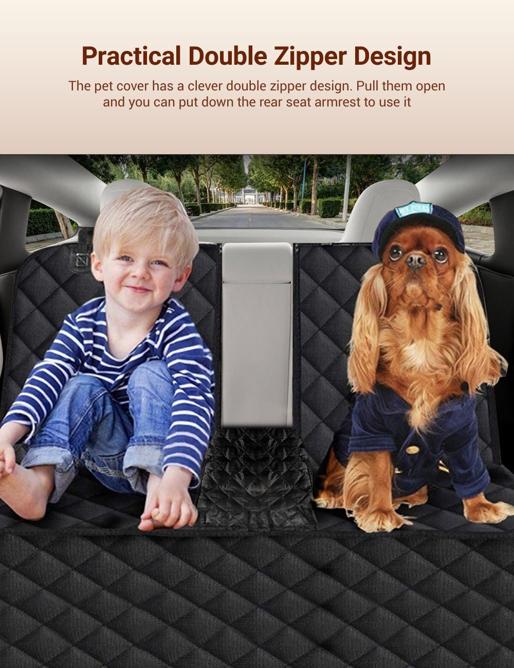 Dog Seat Cover | Tesla Model 3/Y/S/X/Cybertruck | Car Accessories