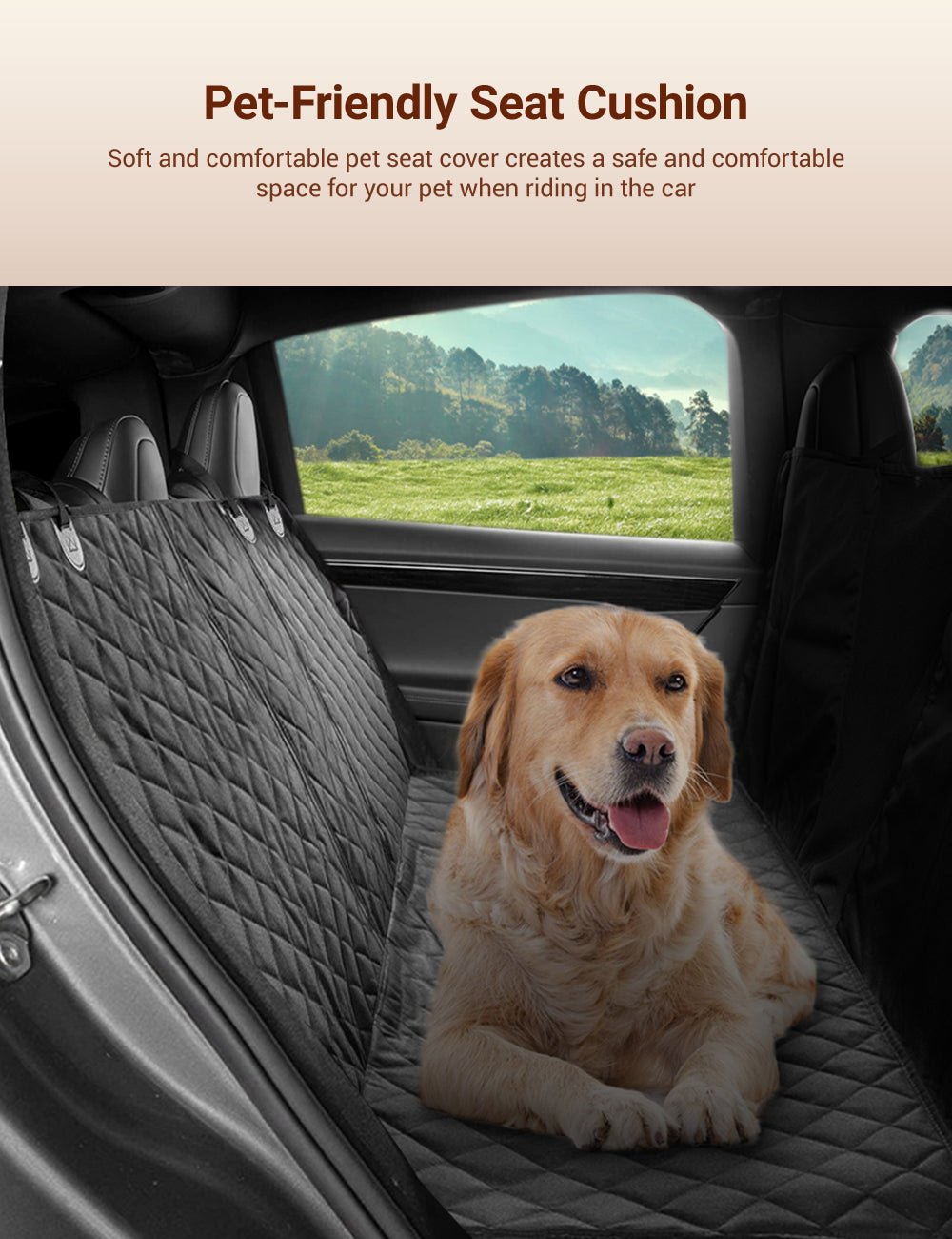 Dog Seat Cover | Tesla Model 3/Y/S/X/Cybertruck | Car Accessories