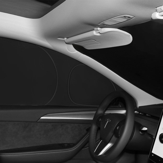 Tesla Model Y full 8 piece side window sun shades