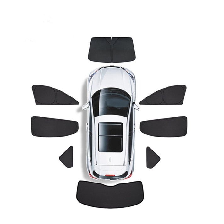 Tesla Model Y full 8 piece side window sun shades
