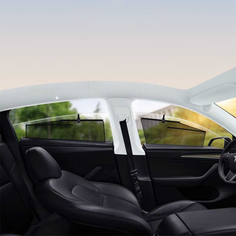 Tesla Model 3 side window sun shades