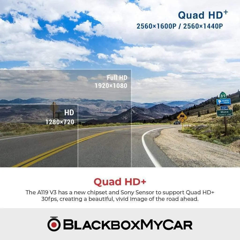 VIOFO A119 V3 GPS dash cam for cars - view 2